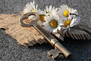 clé avec inscription dream